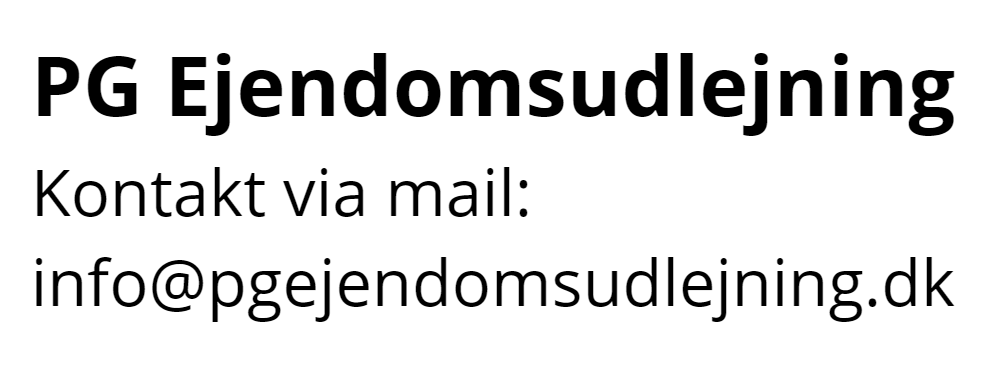 PG Ejendomsudlejning